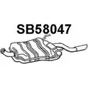 Задний глушитель VENEPORTE SB58047 2710964 AN6J7 NW0 0LG