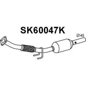 Катализатор VENEPORTE 9462YY SK60047K 2711022 XE3N N изображение 0