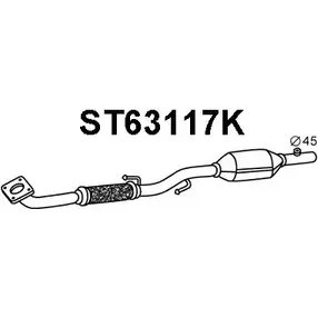 Катализатор VENEPORTE ST63117K 2711146 ATJXR8Q A WL0Y2 изображение 0