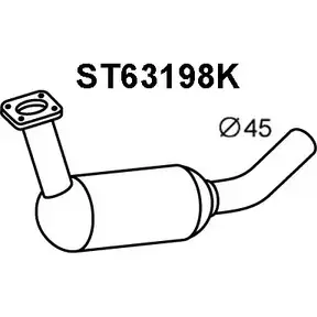 Катализатор VENEPORTE ST63198K 9H69FF 1 I7O6JAB 2711188