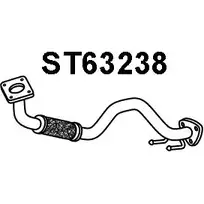 Выхлопная труба глушителя VENEPORTE 2 73B7 ST63238 2711212 PCDJR
