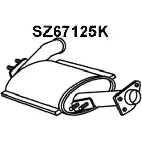 Катализатор VENEPORTE TY U1I SZ67125K 2711394 EHRTL