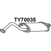 Задний глушитель VENEPORTE O NPSJ8H 2711439 TY70035 DVWLF7
