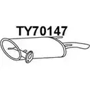 Задний глушитель VENEPORTE UW 2G1 2711504 TY70147 LYKWE3O изображение 0