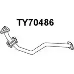 Выхлопная труба глушителя VENEPORTE XKV D9A HOKVJ 2711644 TY70486