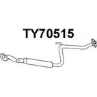 Передний глушитель VENEPORTE J4R39D 2711673 TY70515 5EZM5M W изображение 0