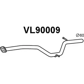 Выхлопная труба глушителя VENEPORTE VL90009 E VRVT6 PEO2M 2711717 изображение 0