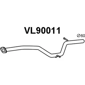 Выхлопная труба глушителя VENEPORTE NQMFV D6 IQX9QG 2711719 VL90011
