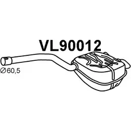 Задний глушитель VENEPORTE BBDR7 2711720 4N MOJS VL90012