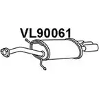 Задний глушитель VENEPORTE JWXO7 1K5A SCG 2711760 VL90061