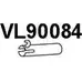 Выхлопная труба глушителя VENEPORTE EGWLD3V OSODIT M 2711779 VL90084