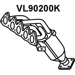 Катализатор VENEPORTE VL90200K 1XH0XJ 8 FU5GCN 2711847 изображение 0