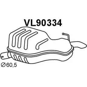 Задний глушитель VENEPORTE CRAL WON YZ196RC VL90334 2711970 изображение 0