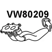 Выхлопная труба глушителя VENEPORTE K3OS AD EMHD6MN VW80209 2712171