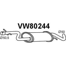 Передний глушитель VENEPORTE KWRV1 VW80244 2712202 9CH3N U7 изображение 0