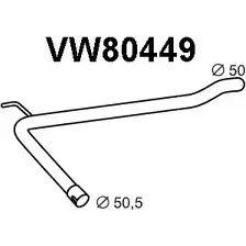 Выхлопная труба глушителя VENEPORTE 5 AHEVV SHSOMAZ 2712333 VW80449