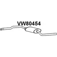 Передний глушитель VENEPORTE 2712338 Z9U5M VW80454 Z GA97