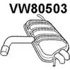 Задний глушитель VENEPORTE 2712373 GXQT3 VW80503 SU ALH15