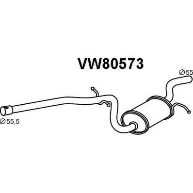 Резонатор VENEPORTE L1L3W 2712418 9HUH0U 6 VW80573 изображение 0