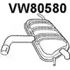Задний глушитель VENEPORTE VW80580 JNHLV9 2712425 X0QW0 E