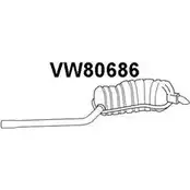 Задний глушитель VENEPORTE 4SP 7E 46ML0H 2712500 VW80686 изображение 0