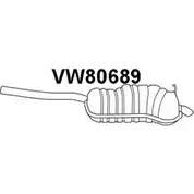 Задний глушитель VENEPORTE DJKKSET 2712503 VW80689 8 TROJB2