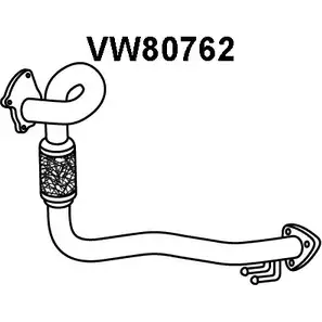 Выхлопная труба глушителя VENEPORTE SE3XVS 2712569 VW80762 SK9PJ BJ изображение 0