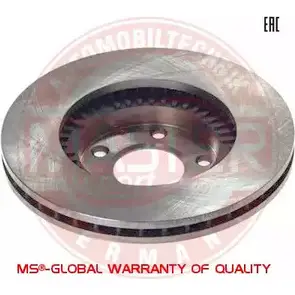 Тормозной диск MASTER-SPORT 24012801801-PCS-MS 8VTD UW 2716918 KSED5I изображение 0
