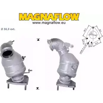 Катализатор MAGNAFLOW PK LKC 2722200 61806D S7NE5E изображение 0