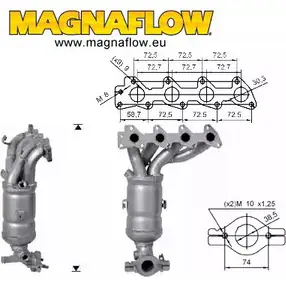 Катализатор MAGNAFLOW 2722259 64102 TYBHV Z J4O19 изображение 0