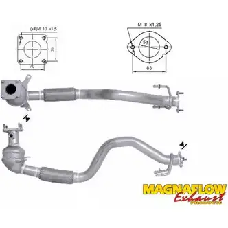 Катализатор MAGNAFLOW 2722410 68810 XV8H GAJ 3AVZOP9 изображение 0