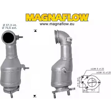 Катализатор MAGNAFLOW 2 0L82F 2722436 WM6Z32 69601D изображение 0