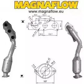 Катализатор MAGNAFLOW UK Q2P 69704 2722447 Y59DGNQ