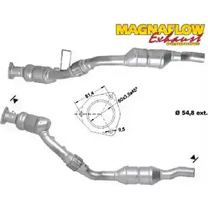 Катализатор MAGNAFLOW 2722473 3TZ WT 70212 ZC0H52