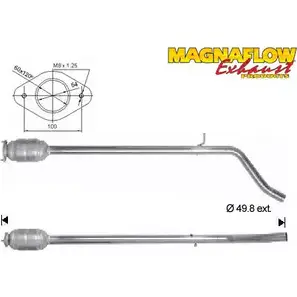 Катализатор MAGNAFLOW 2722581 3 L015R YFYU7I 71818D изображение 0