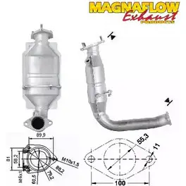 Катализатор MAGNAFLOW 72510 S9 GW4 2722594 WVZ2J изображение 0