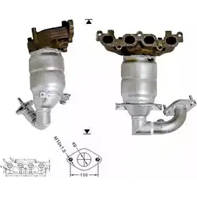 Катализатор MAGNAFLOW 72511 SLR O6 CX1B0SJ 2722595 изображение 0