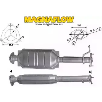 Катализатор MAGNAFLOW HE0A5X 2722650 QXEZ 8 74303D изображение 0