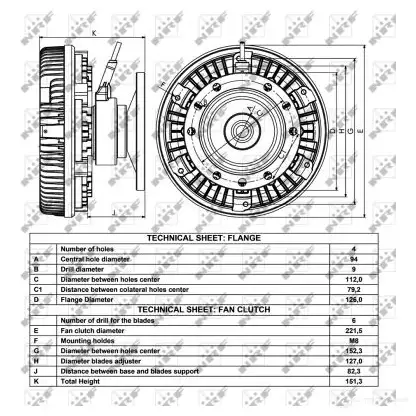 Вискомуфта NRF 49055 8718042132420 Q7D 1L2L 1789017 изображение 6