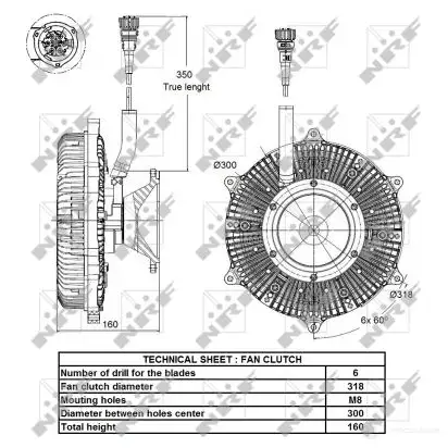 Вискомуфта NRF 1789096 49135 P6J63X A 8718042154460 изображение 3