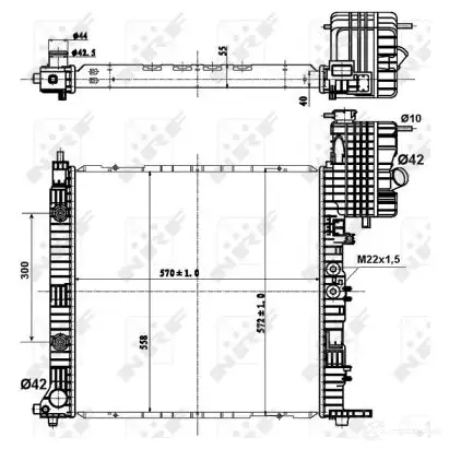 Вискомуфта NRF 49573 1789215 8718042173140 IVBHF U изображение 1