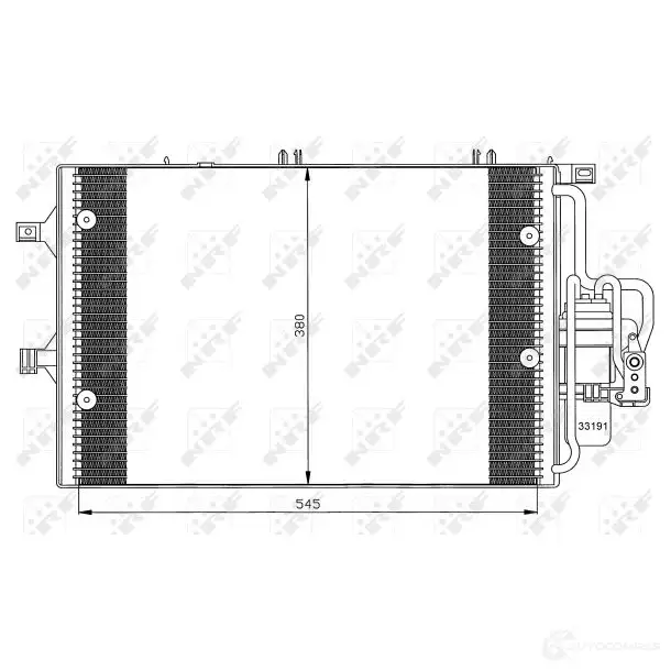 Радиатор кондиционера NRF 35143 8718042020550 1787522 O GJLNB1