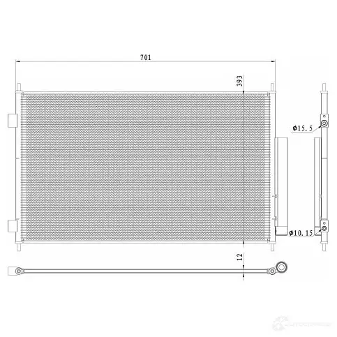 Радиатор кондиционера NRF 350426 8718042304940 1424953722 9N4QC L