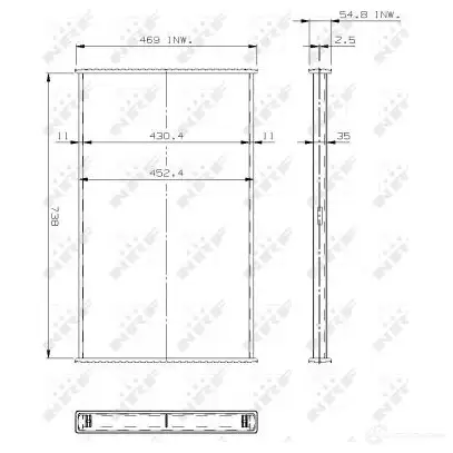 Радиатор NRF 29733 1438016440 X WFD3 - Изображение 1