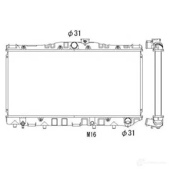 Радиатор охлаждения двигателя NRF 526708 Z 30IJQ 8718042048417 1423373445