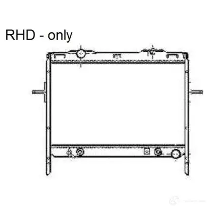 Радиатор охлаждения двигателя NRF 53369 1790590 8718042036346 0K CM8 - Изображение 1