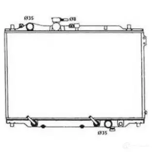 Радиатор охлаждения двигателя NRF R 4QZZ 516514 8718042047489 1423373428 изображение 0
