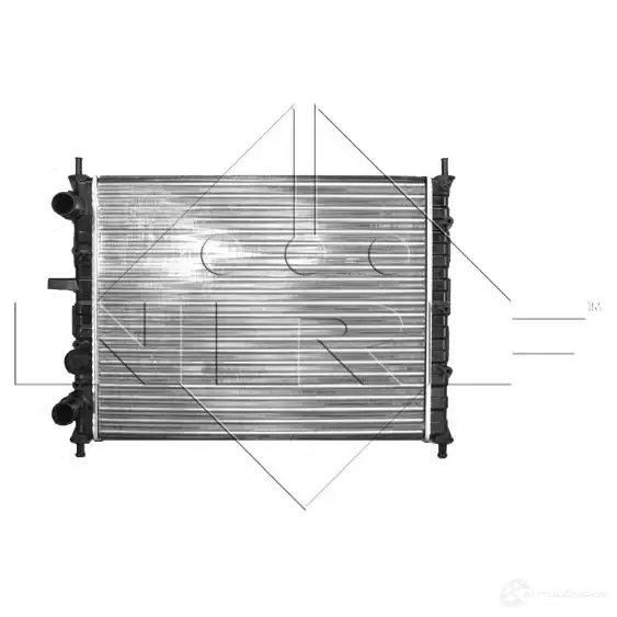 Радиатор охлаждения двигателя NRF J681 DW 58017 1791602 8718042039934 изображение 0
