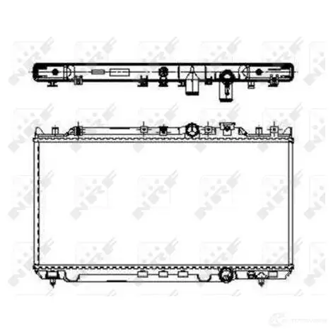 Радиатор охлаждения двигателя NRF 509652 1789824 8718042046901 MBXN SN0 изображение 3