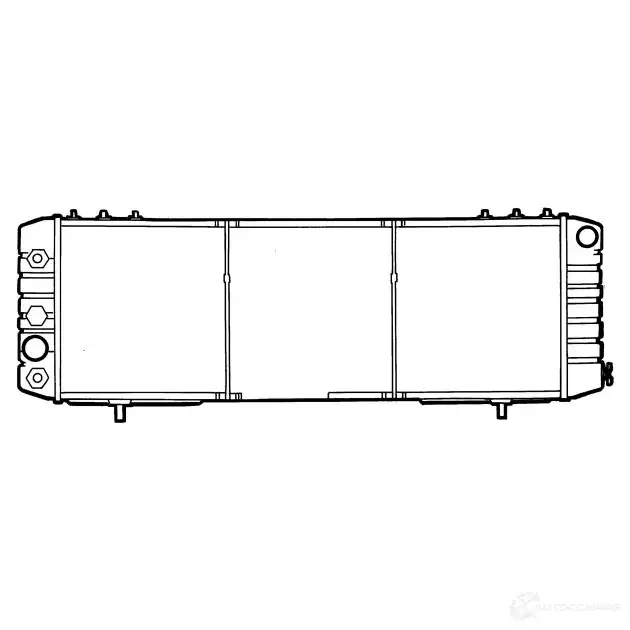 Радиатор охлаждения двигателя NRF 50391 AF 1IC 1789500 8718042030603 - Изображение 1